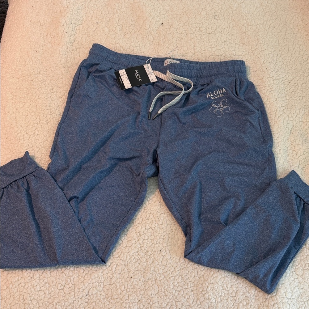 Aloha Island Blue Track Pants